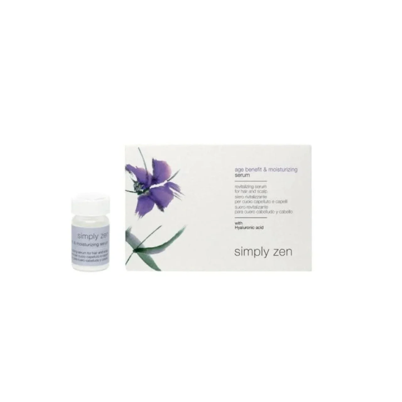 Siero per capelli idratante Simply Zen Age per la rivitalizzazione 12x 5ml