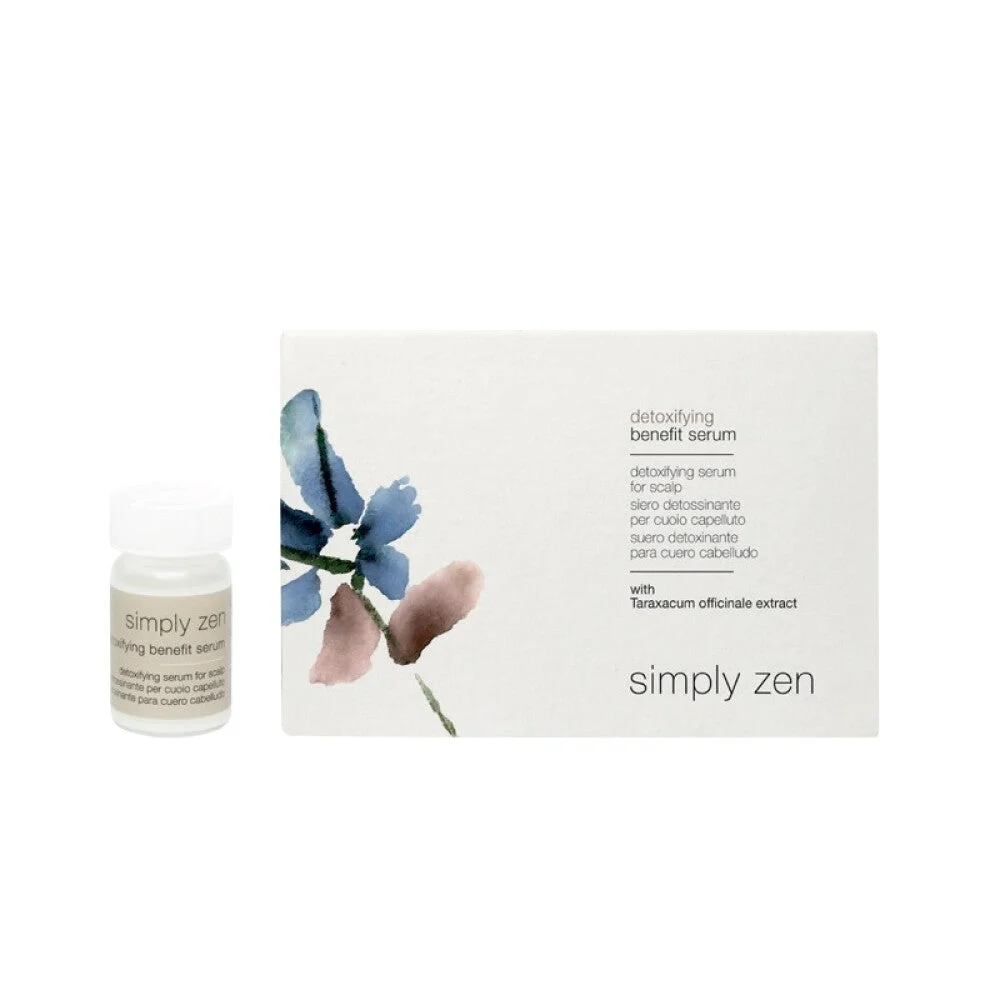 Set Simply Zen Detoxifying Siero per il trattamento del cuoio capelluto per la disintossicazione 12 pezzi 5 ml