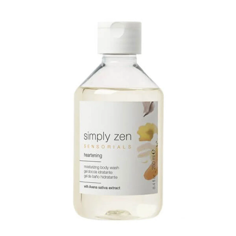 Simply Zen, Heartening , nutriente, gel doccia, per tutti i tipi di pelle, 250 ml