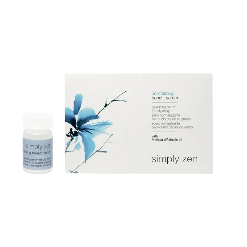 Set Siero per il trattamento del cuoio capelluto normalizzante Simply Zen per il riequilibrio 12 pezzi 5 ml