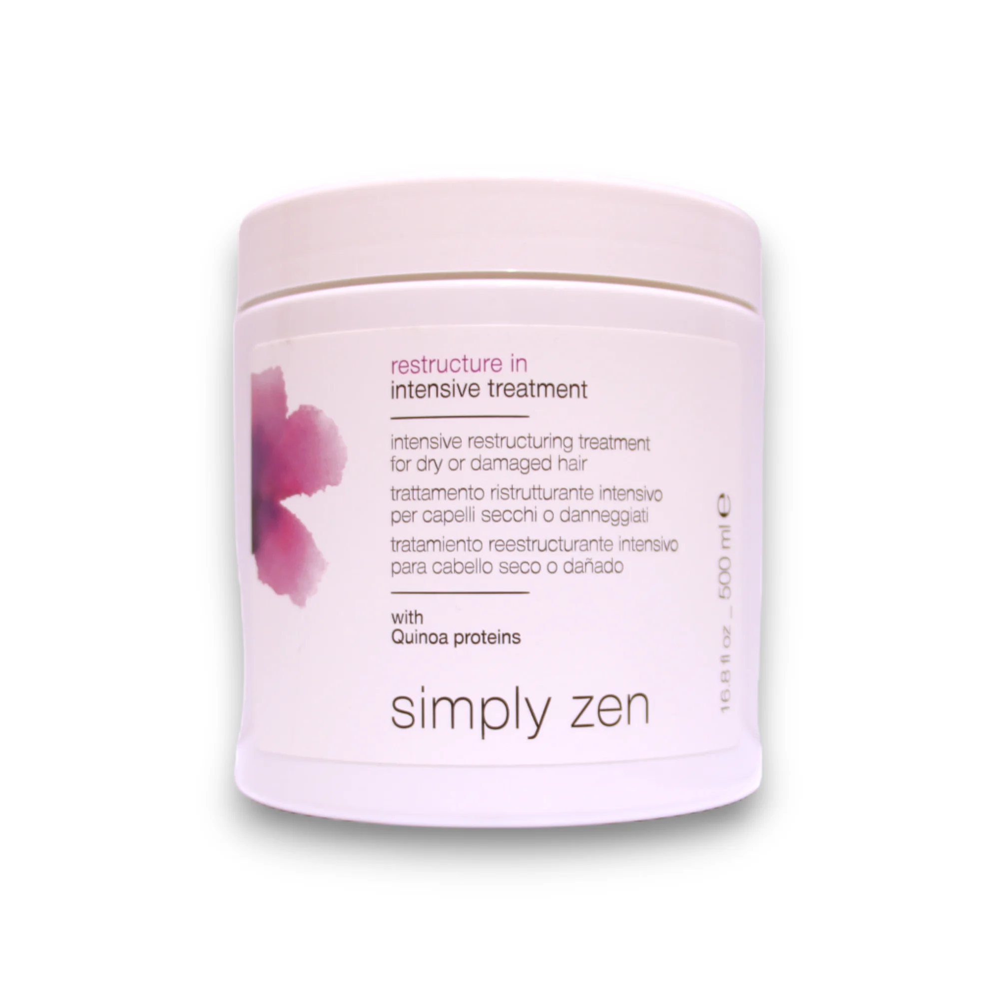 Simply Zen Restructure In Maschera in Crema per il Trattamento dei Capelli per la Riparazione di 500 ml