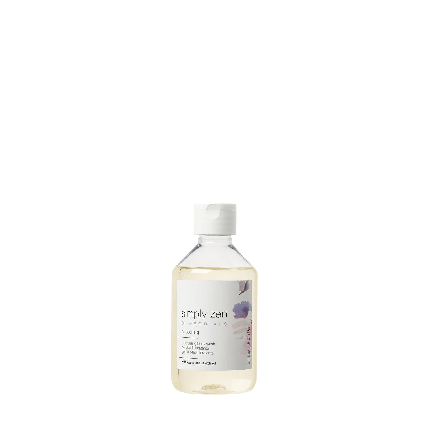 Simply Zen Sensorials Cocooning, idratante, gel doccia, per tutti i tipi di pelle, 250 ml