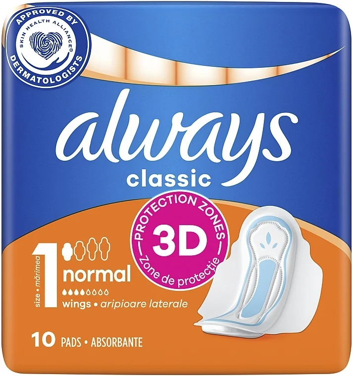 Assorbenti igienici, 10pz