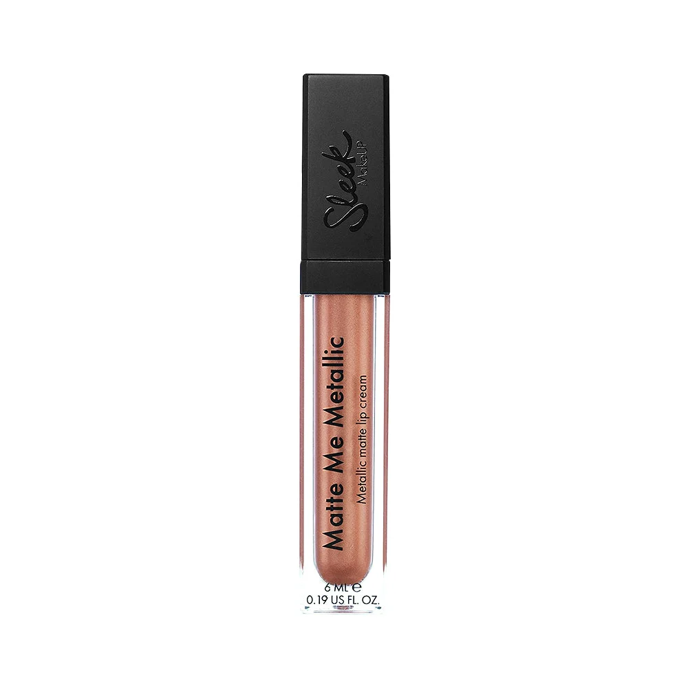 Sleek MakeUP Matte Me Metallic Lucidalabbra Roman rame 6 ml