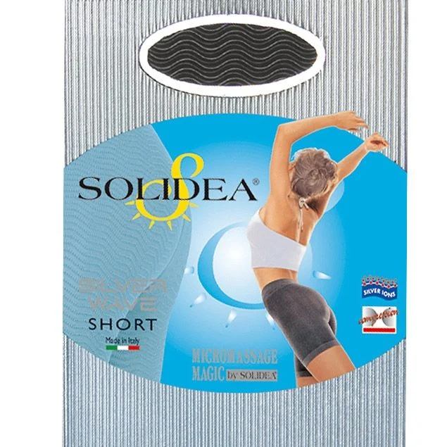 Solidea Silver Wave Short morbido micromassaggiante Nero XL