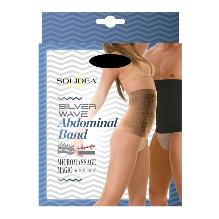 Solidea Silver Wave Abdominal Band Cintura Elastica Noisette 1S