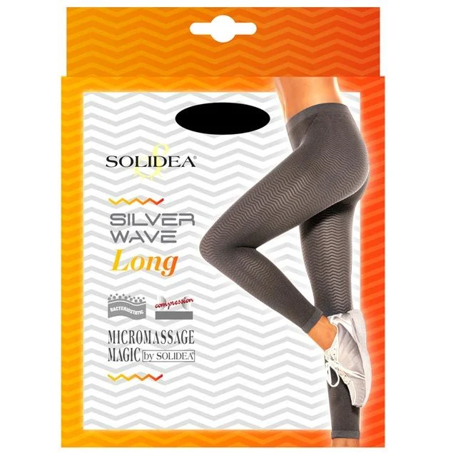Solidea Silver Wave Long Leggings modellanti anticellulite Champagne XXL