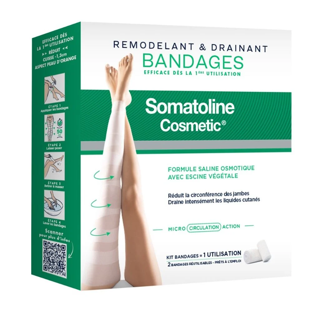 Somatoline Rimodellante e Drenante - Bende - 2 Bende Riutilizzabili