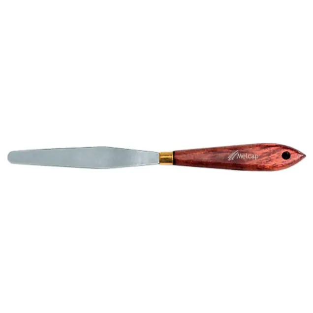 Spatola Stendicera Sottile in Acciaio con Manico in Legno