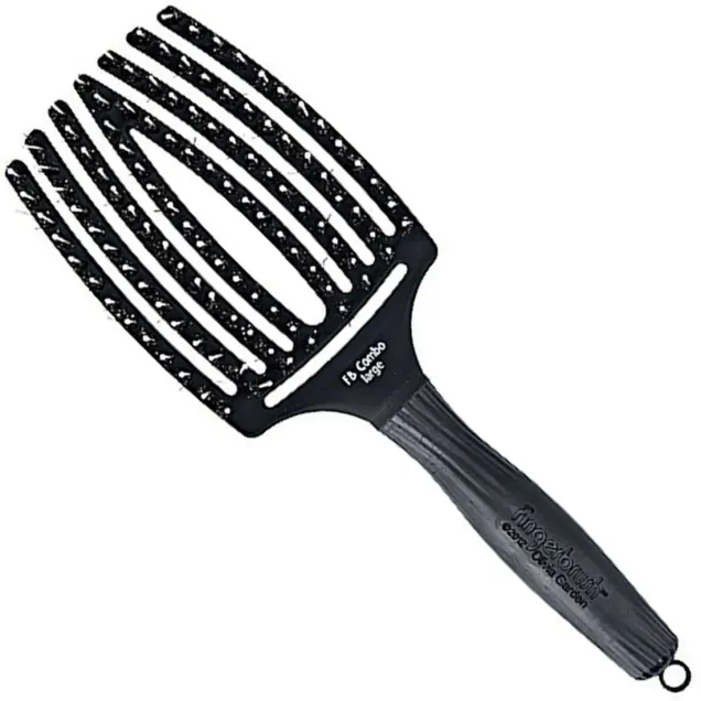 Spazzola Capelli con Setole di Cinghiale Finger Combo Large Olivia Garden