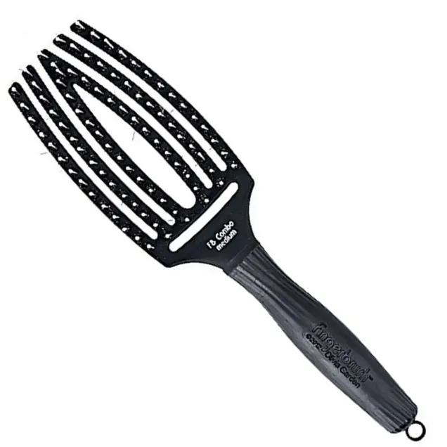 Spazzola Capelli con Setole di Cinghiale Finger Combo Medium Olivia Garden