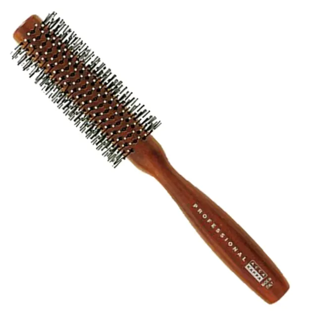 Spazzola Capelli Acca Kappa in Legno con Setole in Nylon Ø 34 mm