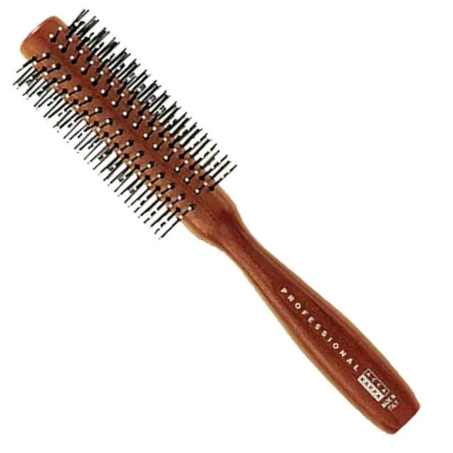Spazzola Capelli Acca Kappa in Legno con Setole in Nylon Ø 40 mm