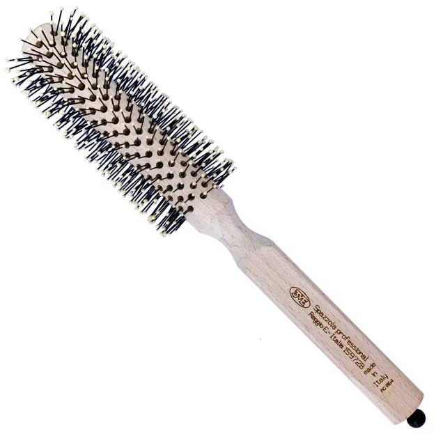 Spazzola Capelli in Legno con Punte in Resina 3ME Maestri Ø 36 mm