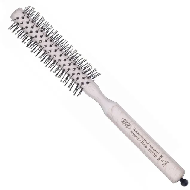 Spazzola Capelli in Legno con Punte in Resina 3ME Maestri Ø 30 mm