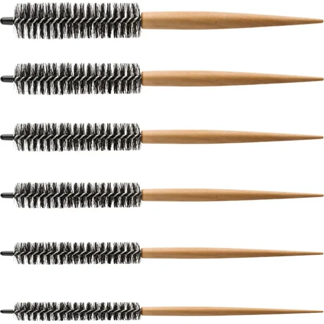 6 Spazzole Capelli Scovolino in Setole Rinforzate 3me maestri