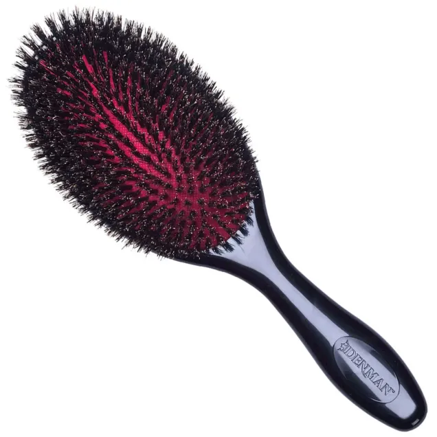 Spazzola Denman per Capelli Districante con Setole Naturali Nylon D81L