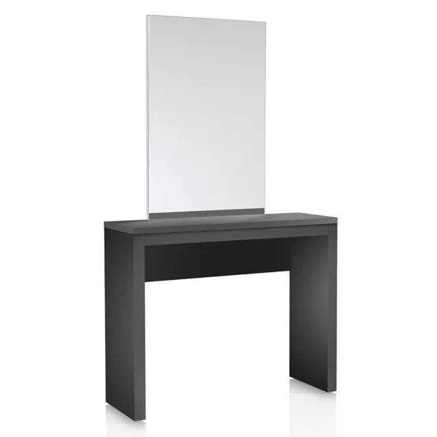 Specchio Parrucchiere a Parete Professionale Nero 170x100 cm
