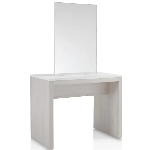Specchio per Parrucchiere Doppio Postazione in Legno Larice New