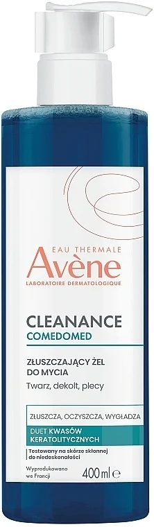 Gel esfoliante detergente per pelle a tendenza acneica