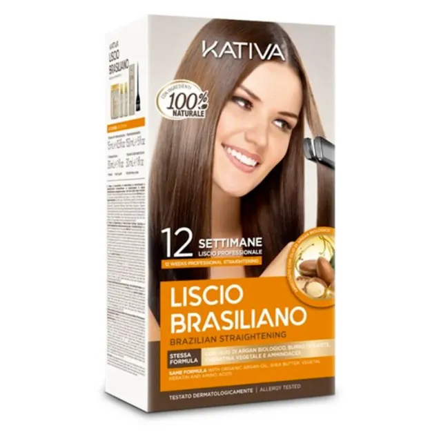 Stiratura Brasiliana Capelli Professionale alla Cheratina Kativa