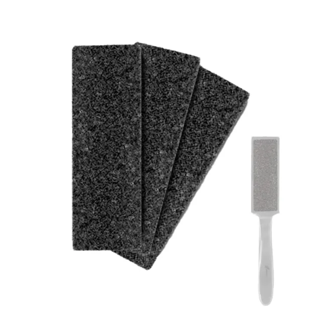 Strisce Abrasive di Ricambio Quadrate 10 Pz per Raspa Pedicure in Acciaio