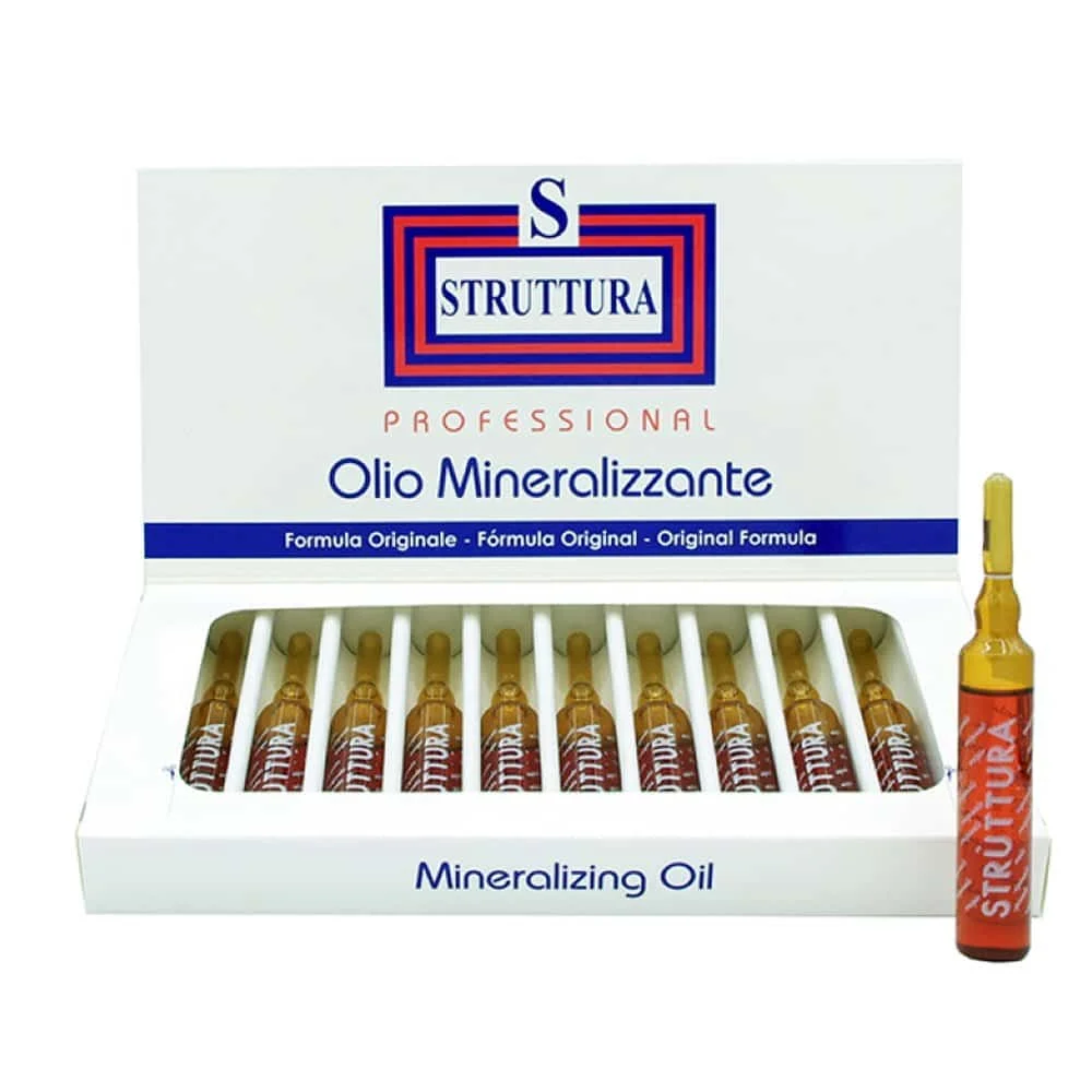 Struttura Olio Mineralizzante 10 fiale ristrutturanti per capelli