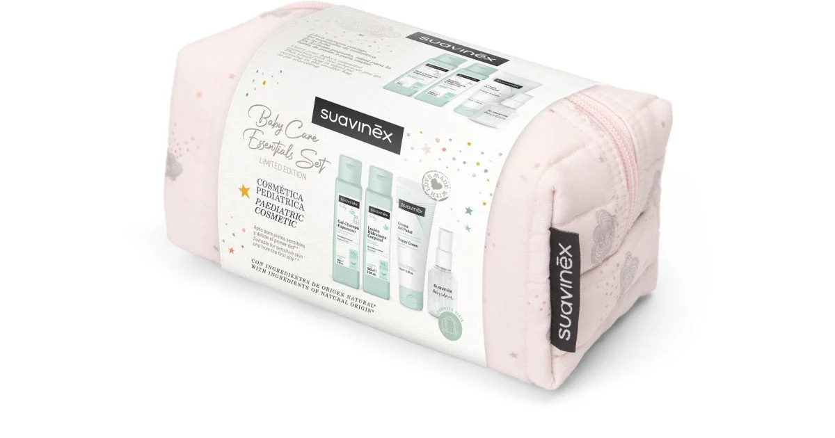 Cura del bambino Essential Borsa cosmetici rosa 1u