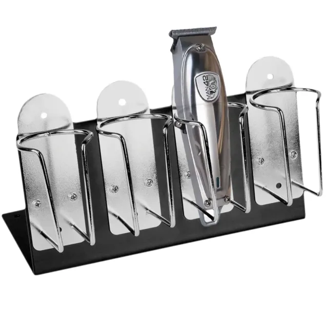 Porta Tagliacapelli Professionale Barber Shop con 4 Scomparti
