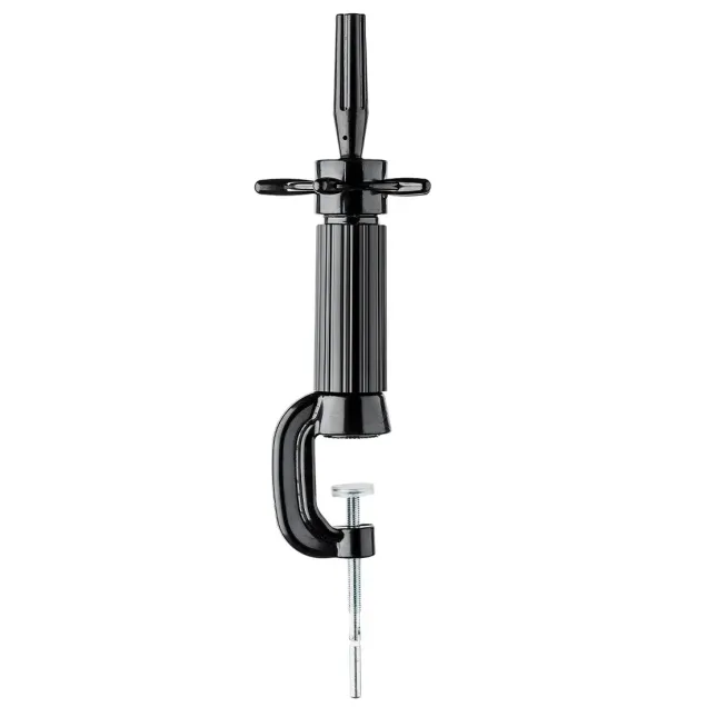 Supporto Testina per Parrucchiere alto 30 cm. Morsetto da Tavolo