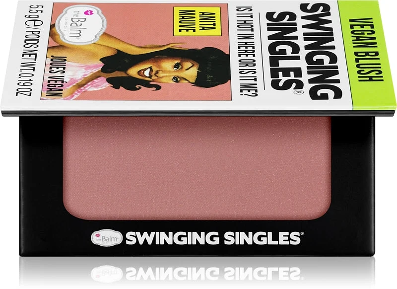 theBalm Swinging Singles Blush compatto colore Anita Mauve 5,5 g