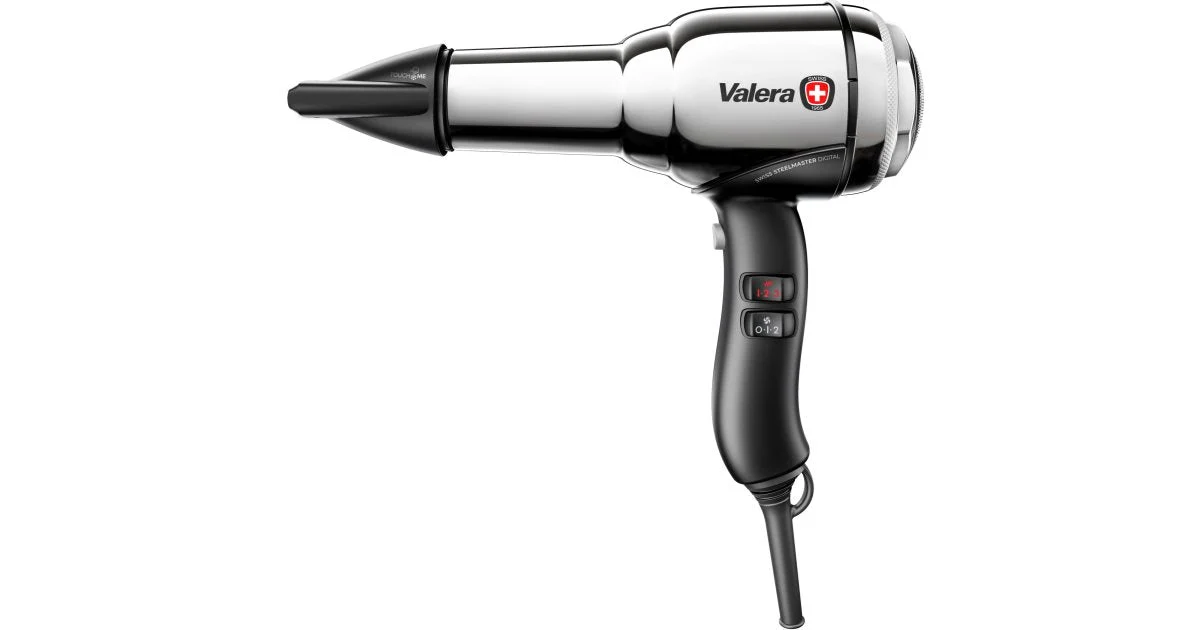 Valera Swiss Steel-Master Digital Chrome phon per capelli