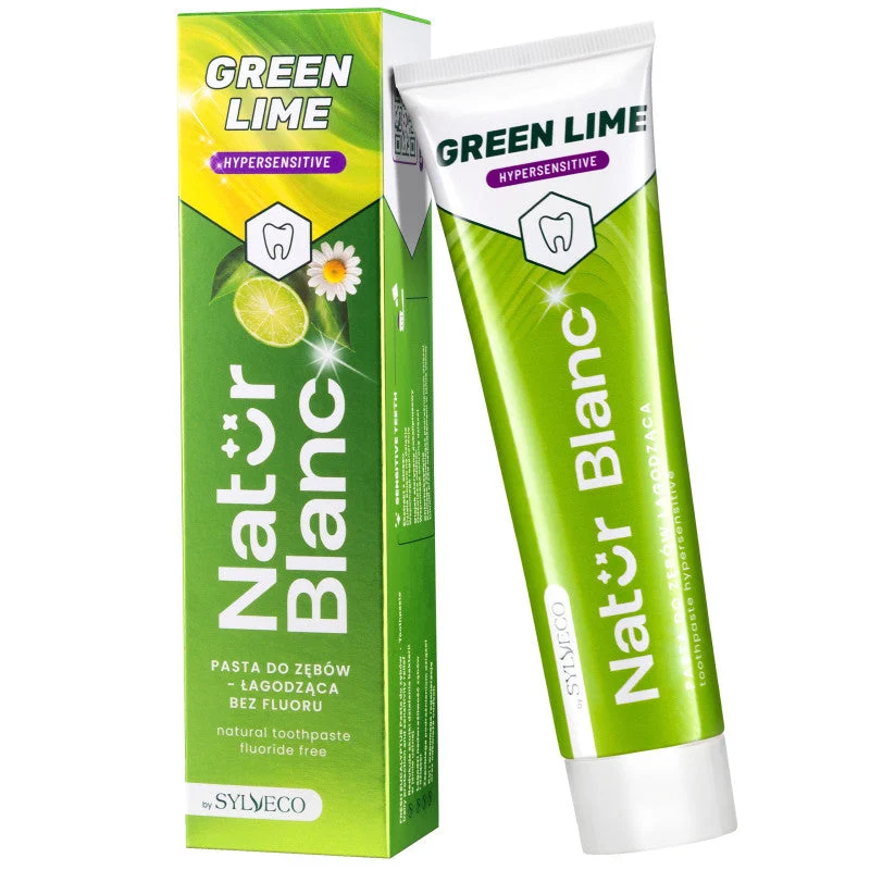 Dentifricio Sylveco Natur Blanc al lime verde 100 ml