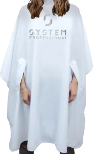 System professional Mantella da parrucchiere professionale bianca