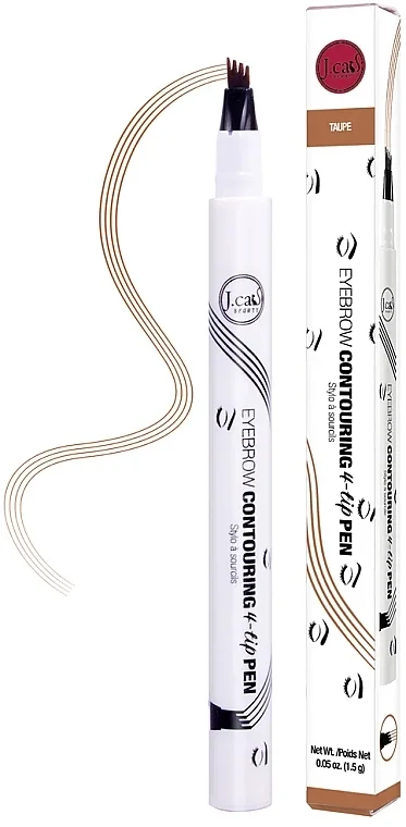 J.Cat Beauty Eyebrow Contouring 4-Tip Pen