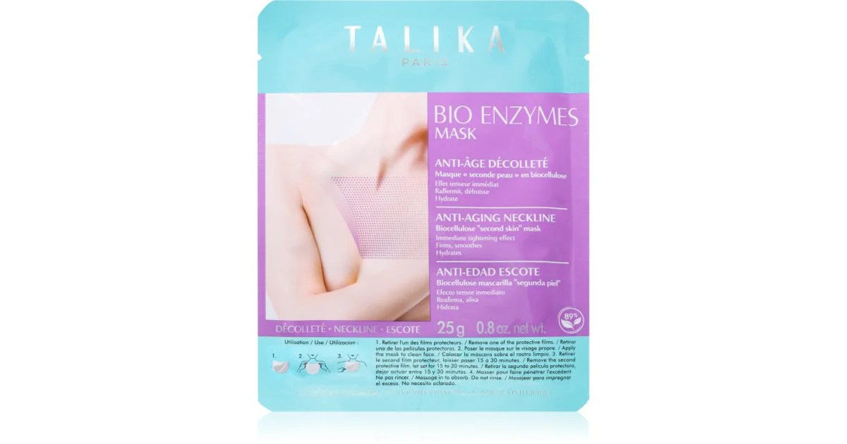 Talika Bio Enzymi Maschera Décolleté 1 Unità