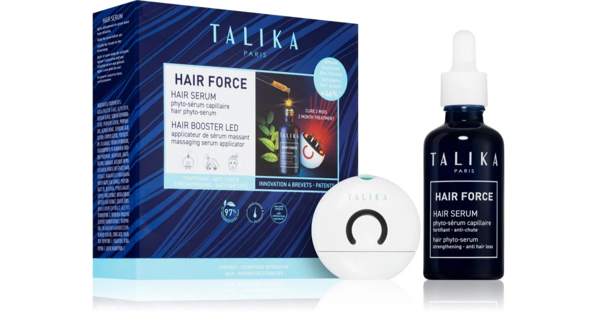 Talika Set 2 Pezzi capelli rinforzante