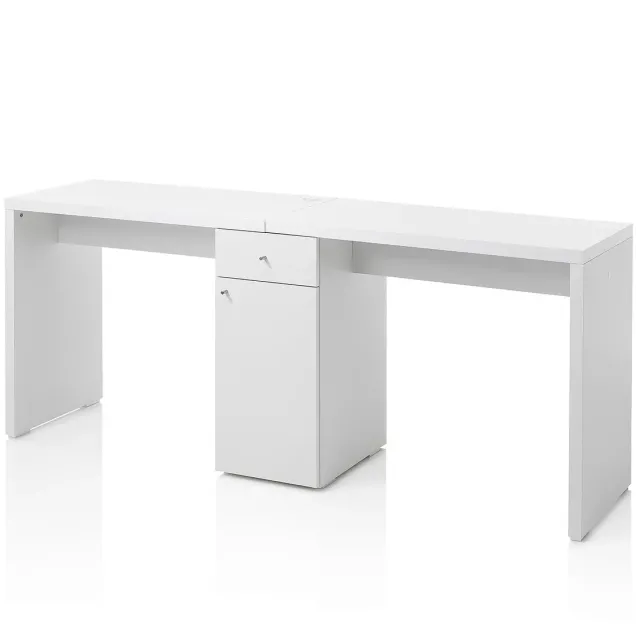 Tavoli Ricostruzione Unghie con Doppia Postazione in Legno Nail Station Duo
