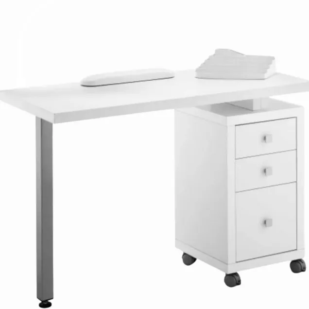 Tavolo Estetista Professionale con Lampada Cuscino ed Espositore Smalti