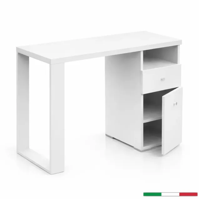 Tavolo Manicure laminato bianco Professionale NEW
