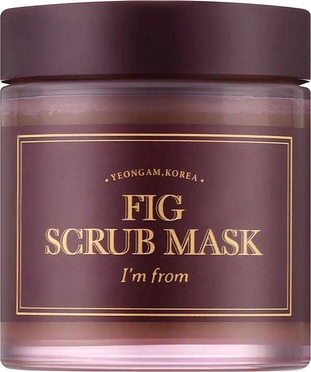 Maschera-scrub per la pulizia della pelle con fico