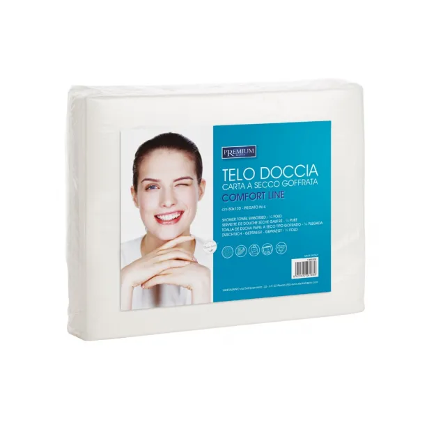 Teli per Doccia Monouso Carta a Secco Usa e Getta 80x130 cm 20 pz
