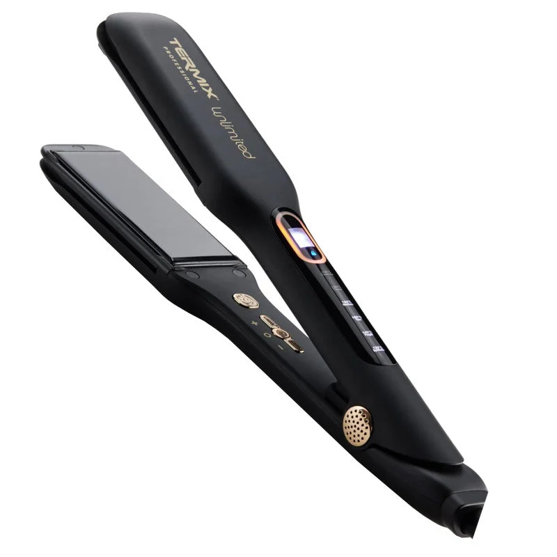 Termix Unlimited Piastra per capelli in ceramica con ionizzazione e timer 38 mm