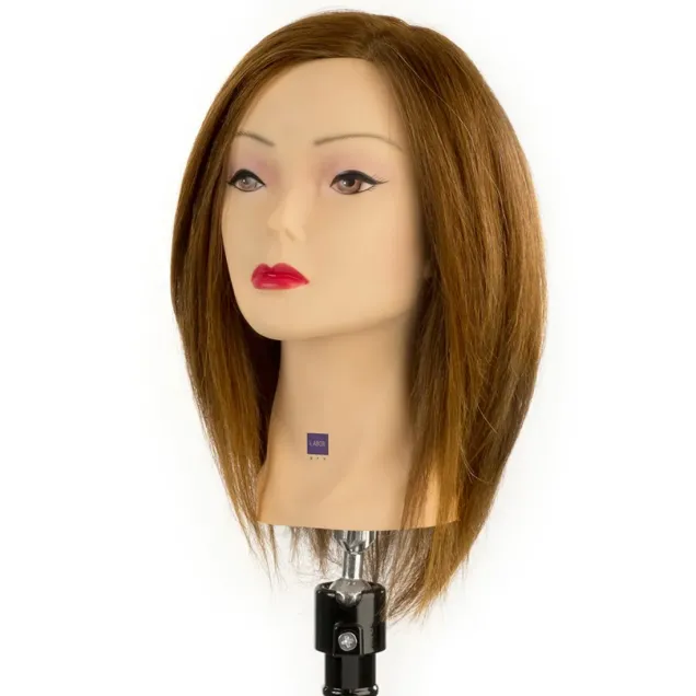 Testina Parrucchiere con Capelli Veri da 30 cm Labor