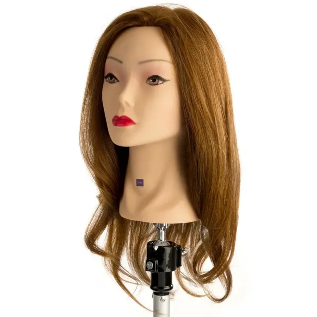 Testina per Parrucchiere Capelli Veri 100% lunghi 40 cm Labor