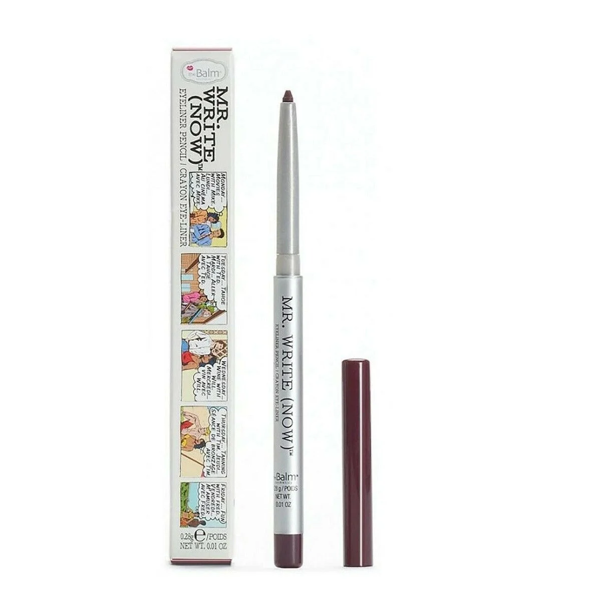 The Balm Mr.Write(Now) Precision Gel Matita Eyeliner B. Bordoeaux 0,28 g