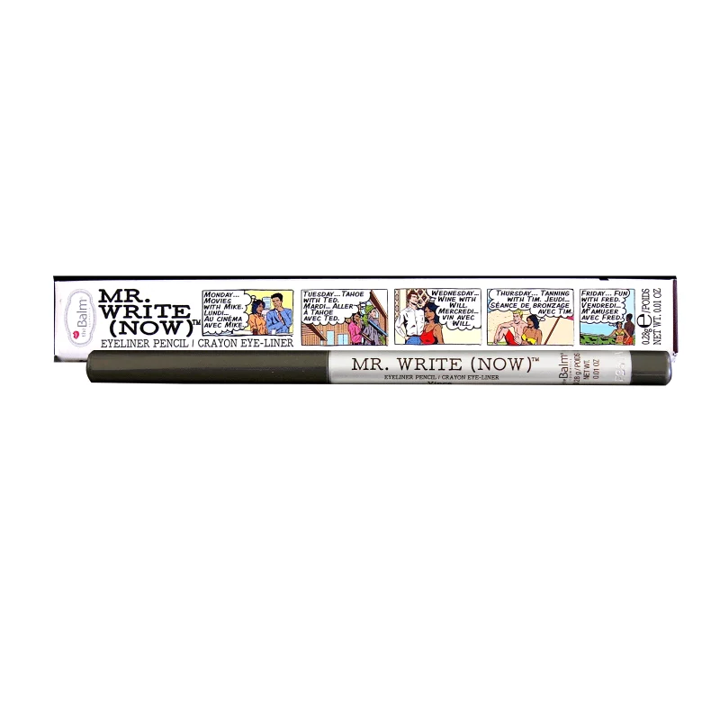 The Balm Mr.Write(Now) Precision Gel Matita Eyeliner Vince Charcoal grigio scuro 0,28 g
