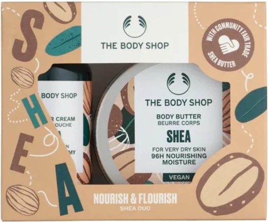 The body shop Set regalo per la cura del corpo con pelle secca di karité