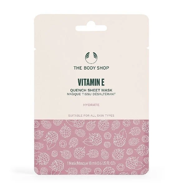 The body shop Maschera viso idratante peeling per tutti i tipi di pelle Vitamina E (Quench) 18 ml