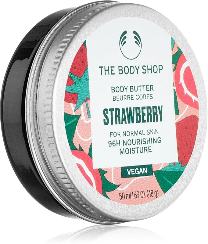 Burro corpo per pelli normali Fragola (Burro Corpo) - Volume: 50 ml